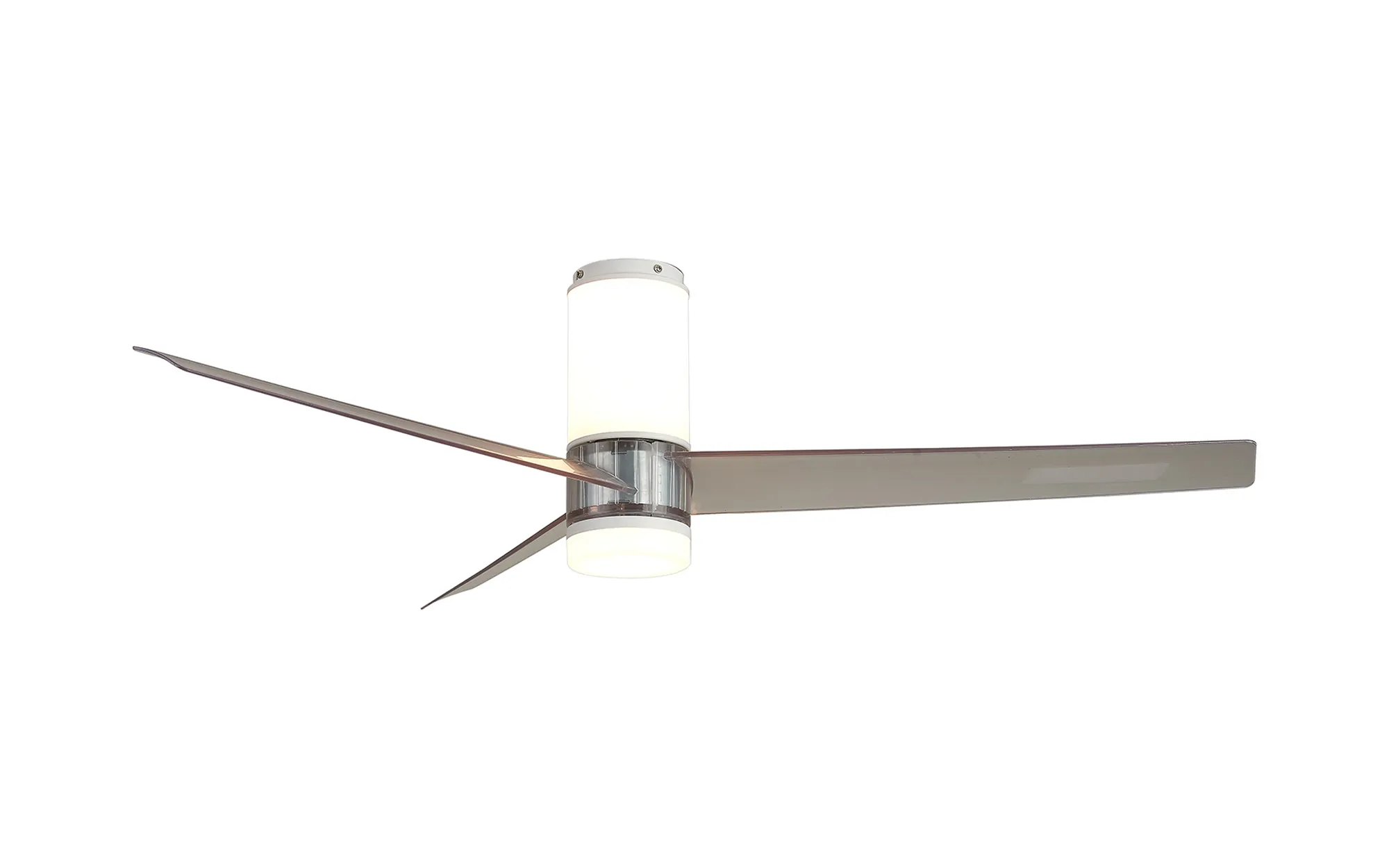 M9062  Up Down 1.2m 45W LED Dimmable Ceiling Light With Built-In 35W DC Fan, 2700-5000K Remote Control, 4950lm, White